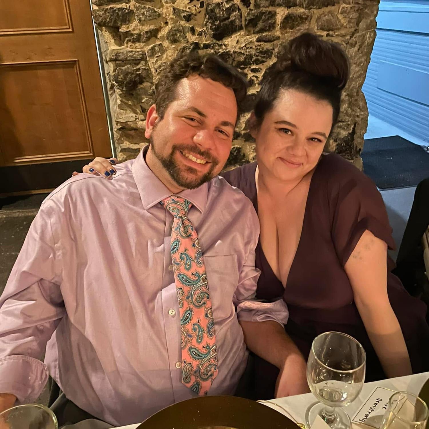At the wedding of Cassandra Detgen & Andrew Dunavent, November 2024