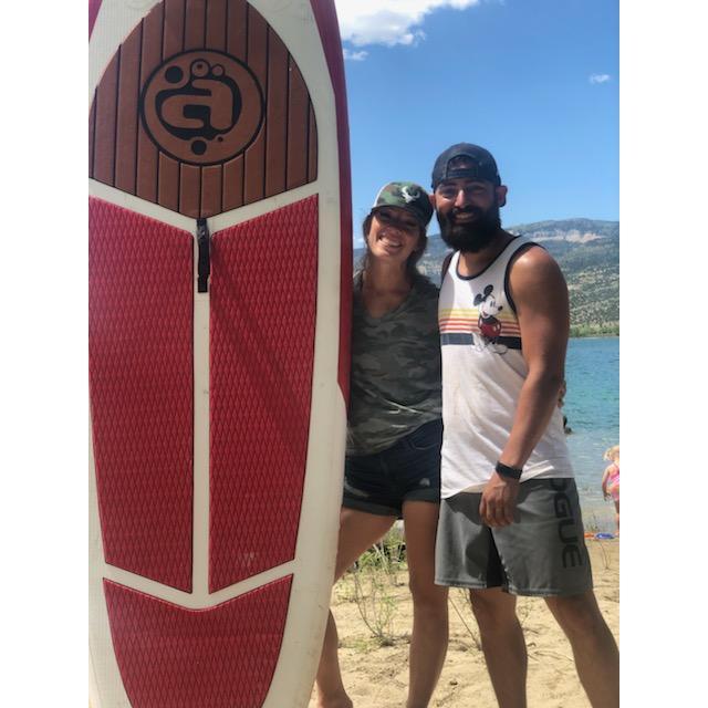 The first of many days on the lake. Still looking for that paddle.