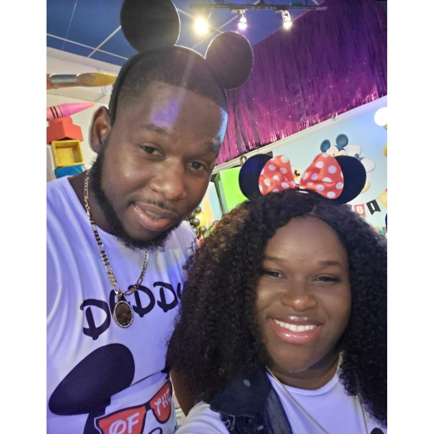 His Minnie. Her Mickey.