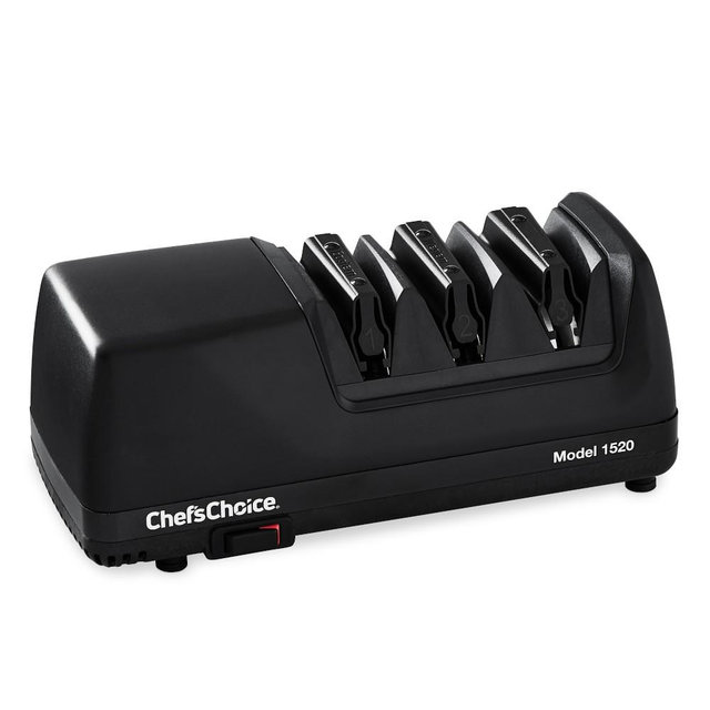 Chef'sChoice 1520 Angle Select Electric Knife Sharpener, Matte Black