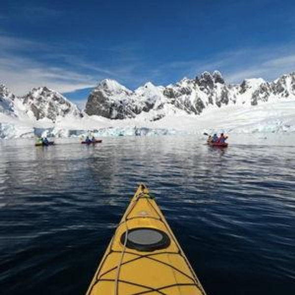 Kayaking in Antarctica