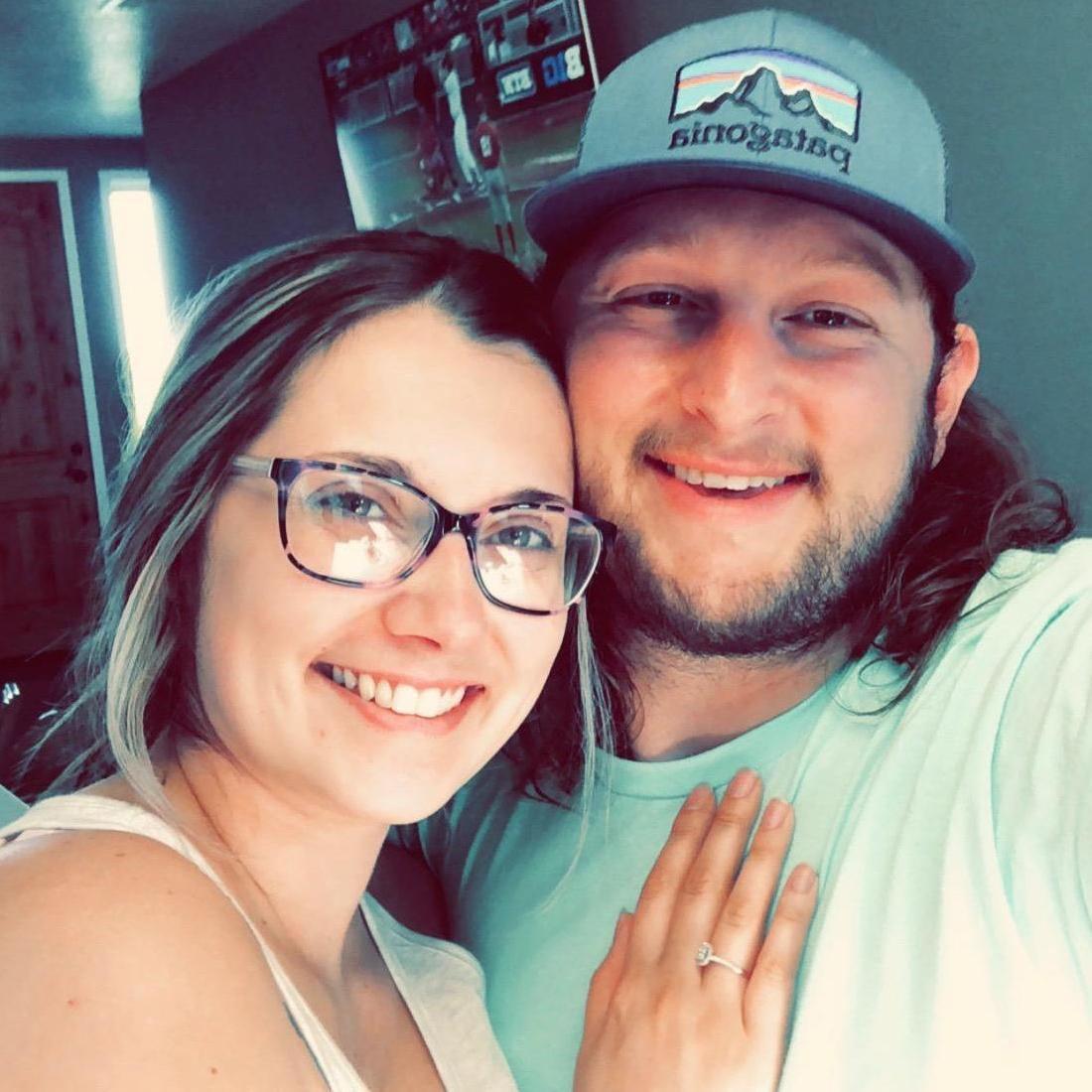 Enjoying our engagement weekend. ♥︎