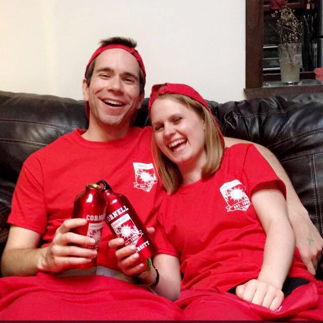 Senior spring together at Cornell! Juliet loves to match...