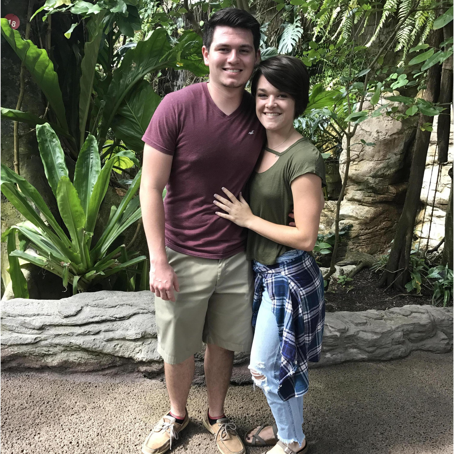 The very first picture as a couple!