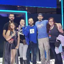 Shawn came in second by just a HAIR at a competition at PAX East with his favorite streamer