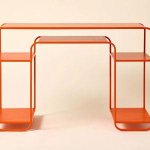 Alana Metal Desk (orange)