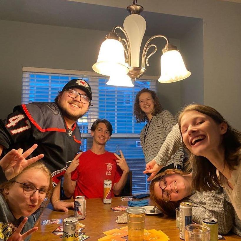 October 1, 2022 - No idea what this occasion was, but we were playing drinking games!