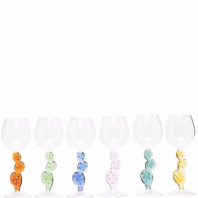 Ichendorf MilanoDesert Plant Cactus Wine glasses (set of 6)
