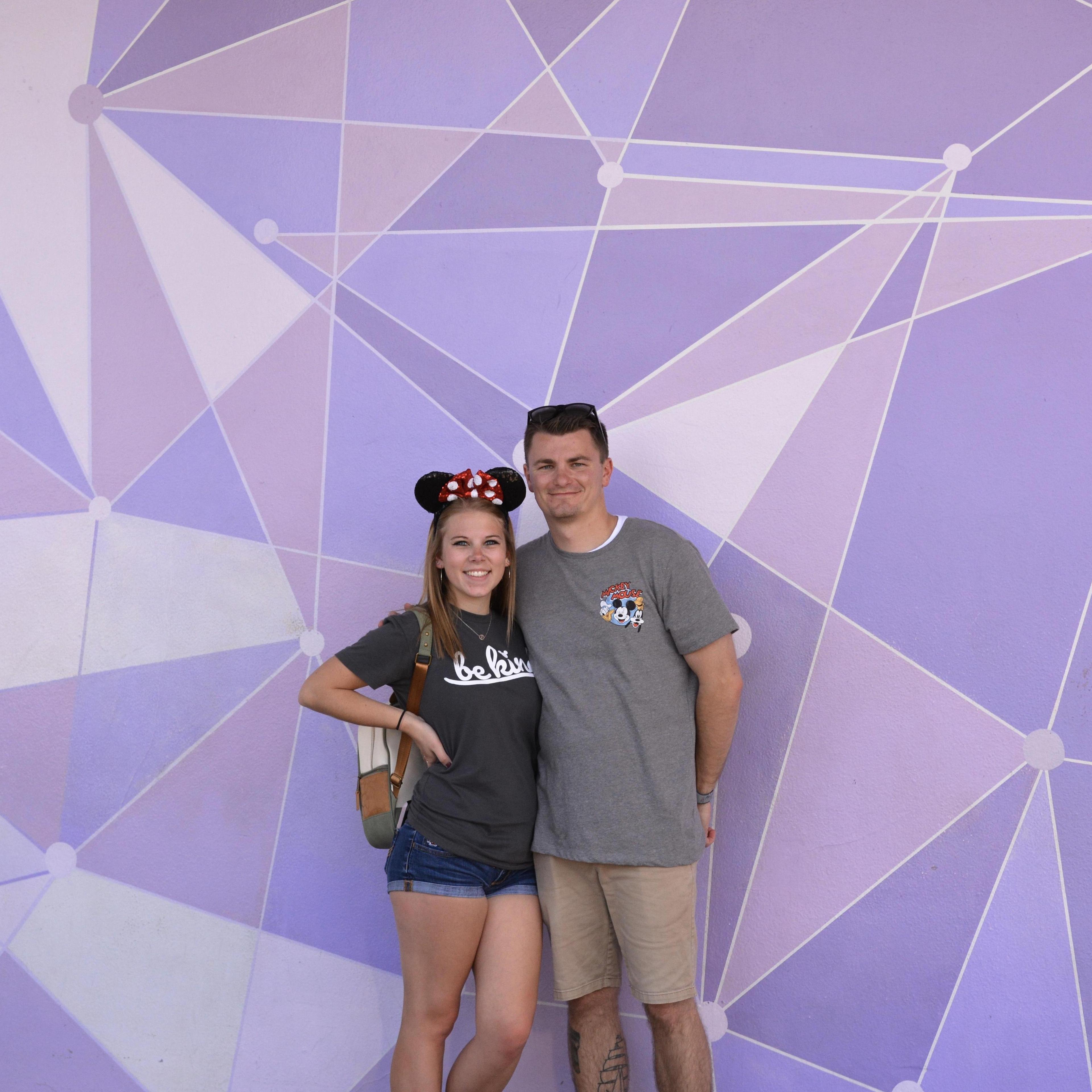 November 10, 2019 - Magic Kindgom's purple wall!