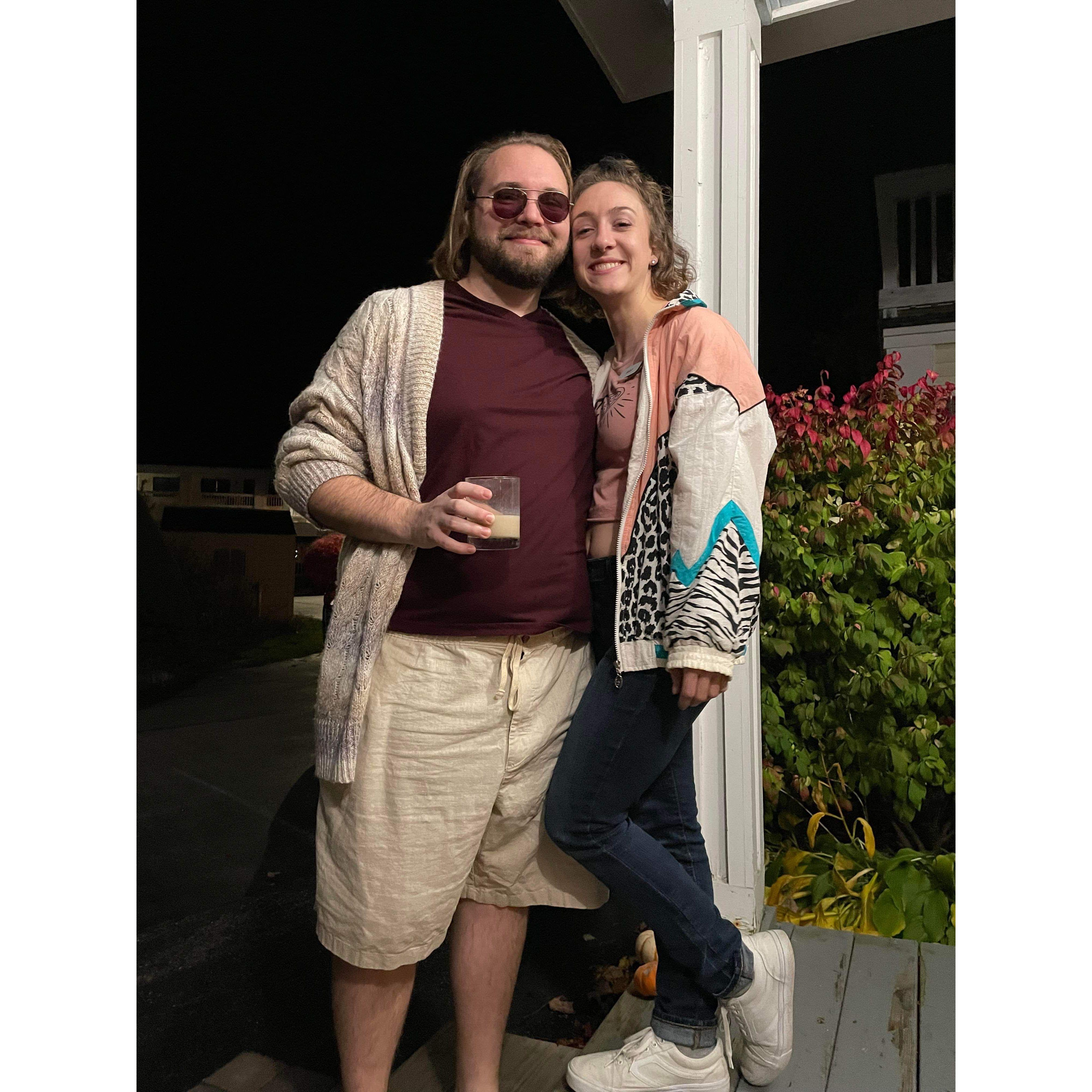 The first photo we ever took together as a couple.