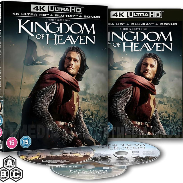 Kingdom of Heaven – (Director's Cut + Bonus Features, 3-Disc Set) [4K UHD + Blu-ray] [Region Free]