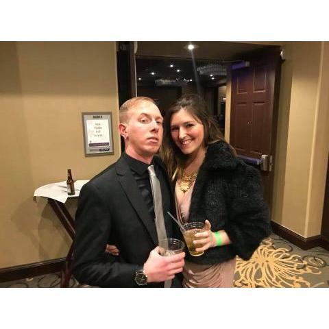 New Years Eve 2017. He's been my NYE kiss since 2013.