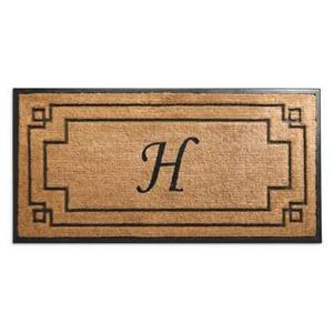 Westfield Monogrammed "G" Entry Mat, 30x48