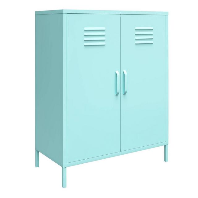 2 Door Cache Metal Locker Storage Cabinet Mint - Novogratz