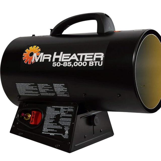 Mr. Heater F271380 MH85QFAV Forced Air Propane Heater, Black