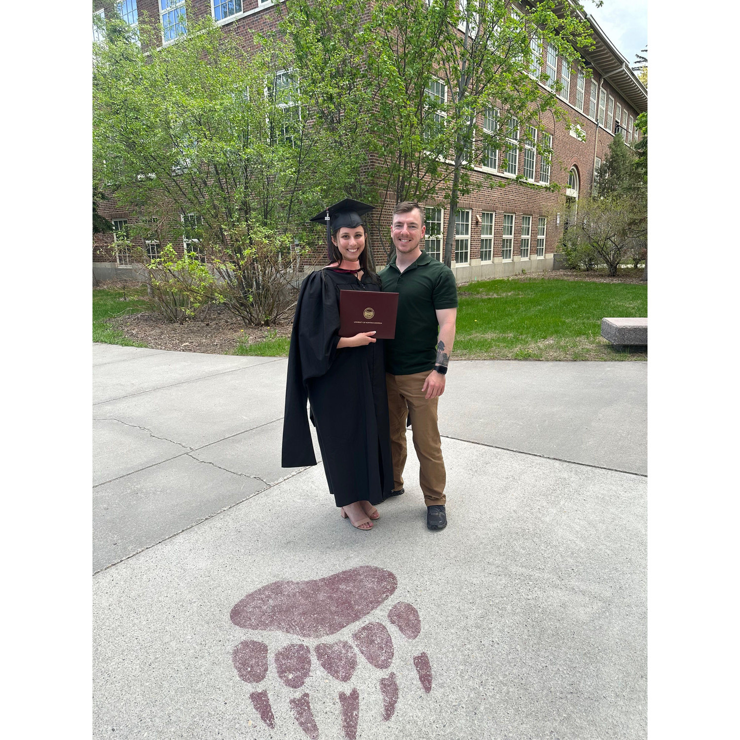 Audrey's graduation in Montana in May 2023