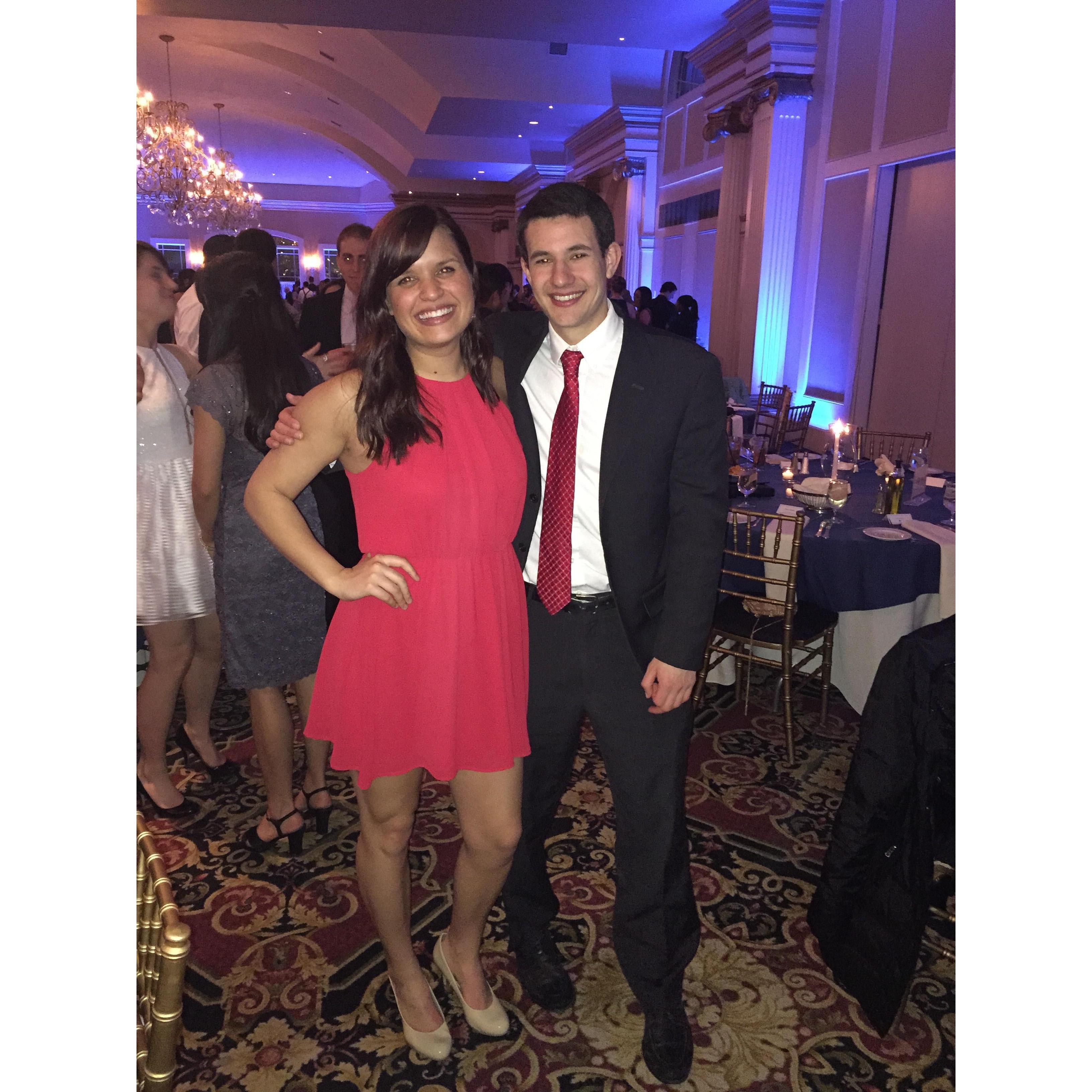 Ted's med school prom, 2017