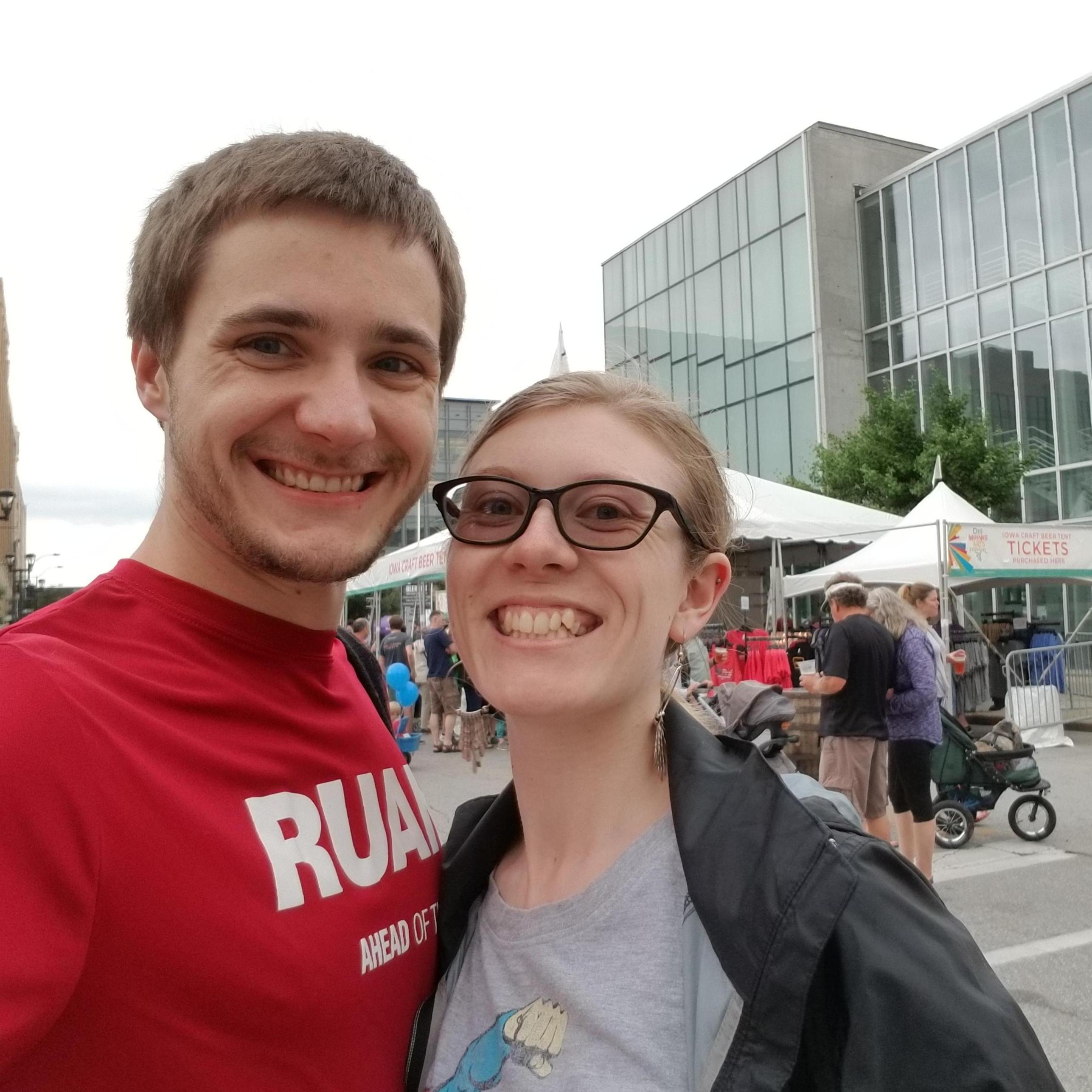 We love the Des Moines Art Festival!