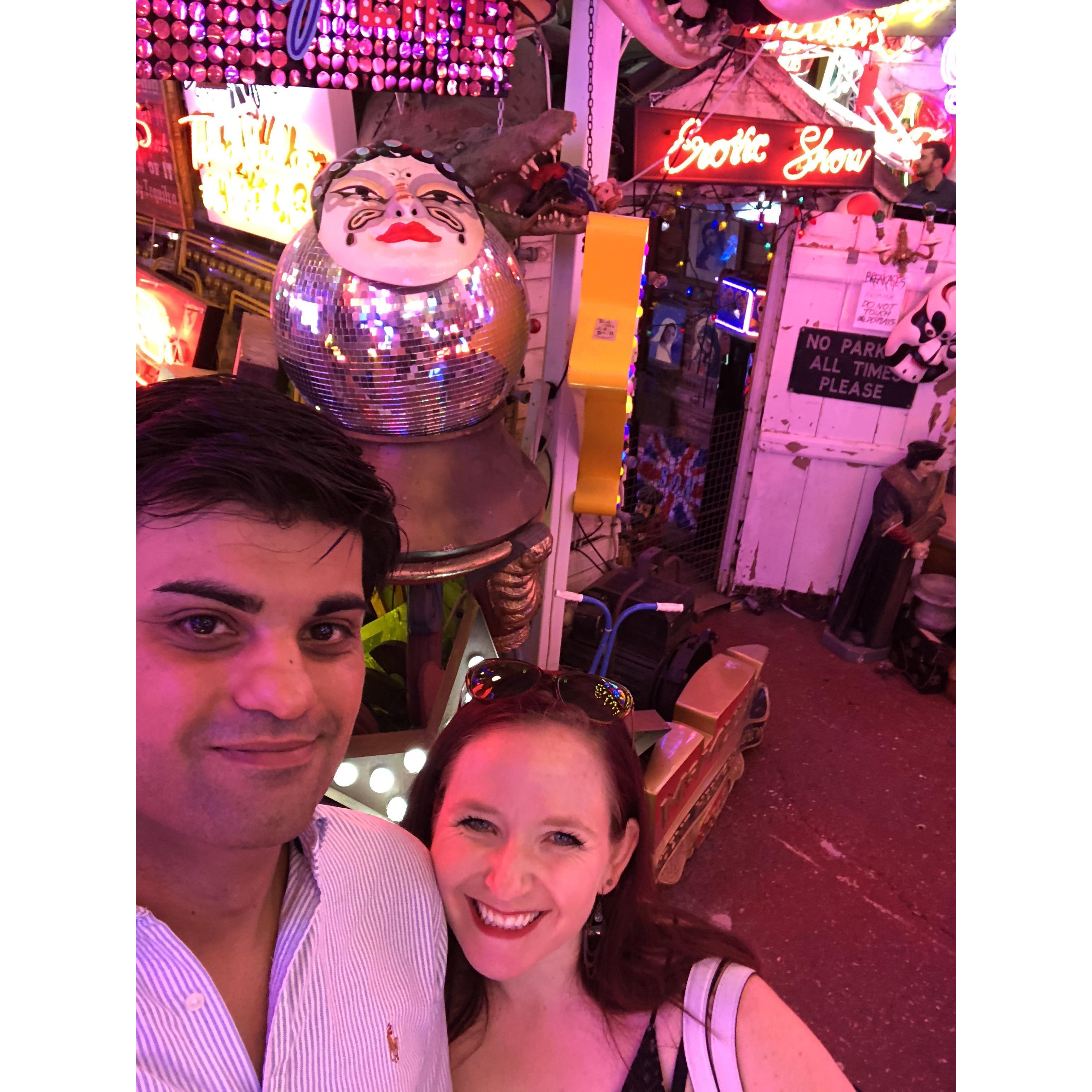 At God's Own Junkyard in the heat of the London summer.