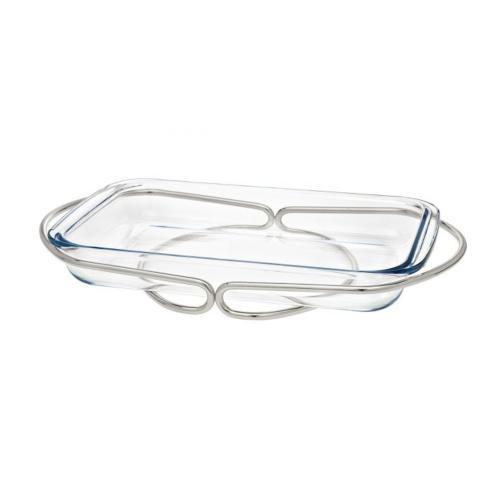 Godinger- Infinity Nickle Rectangular Baker