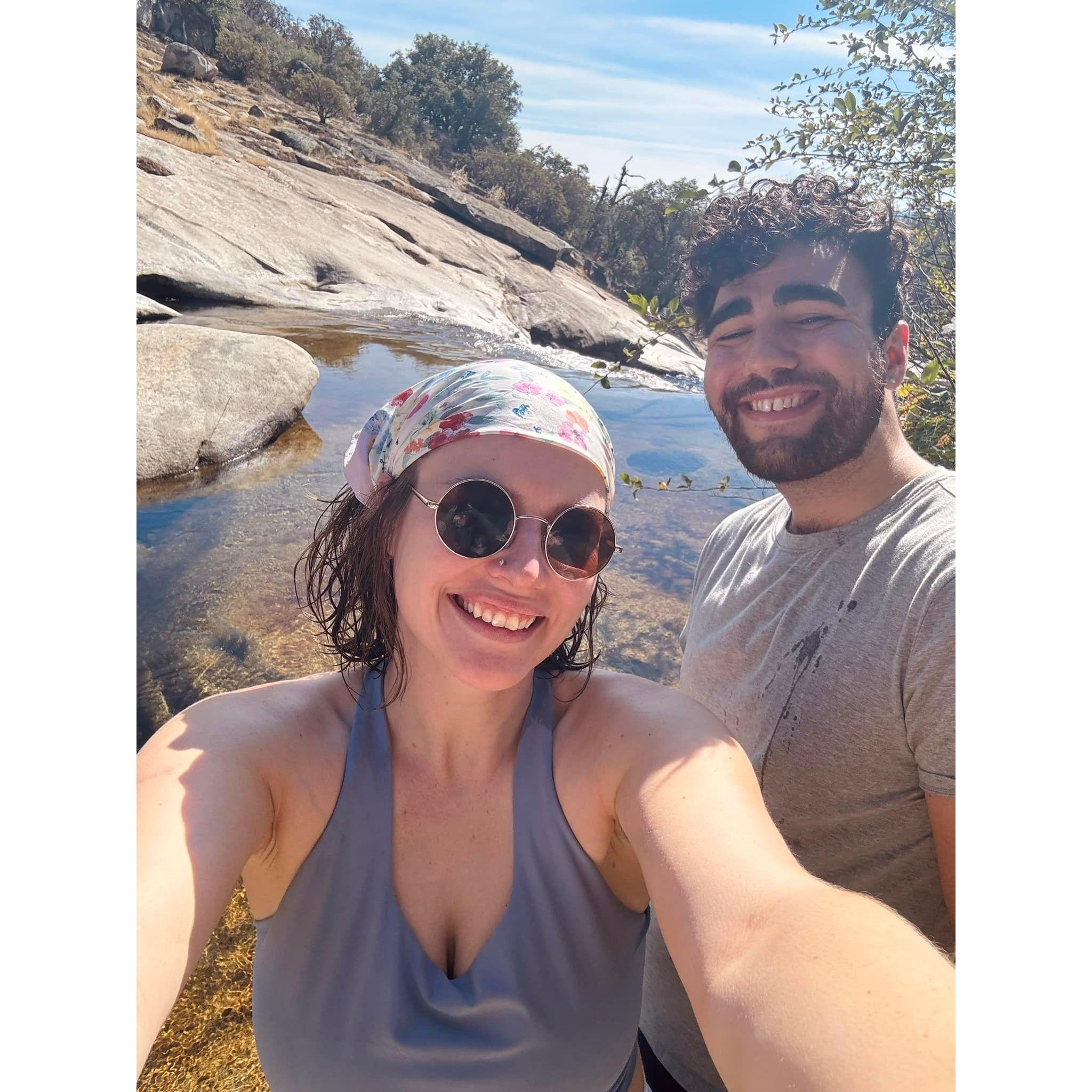One of our many hiking adventures