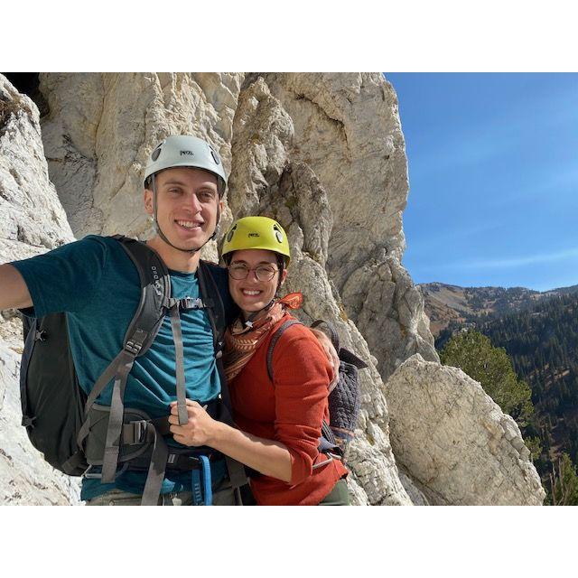 Our first climbing trip ever together was in Utah with our friends Allison and Andrew Cheng!