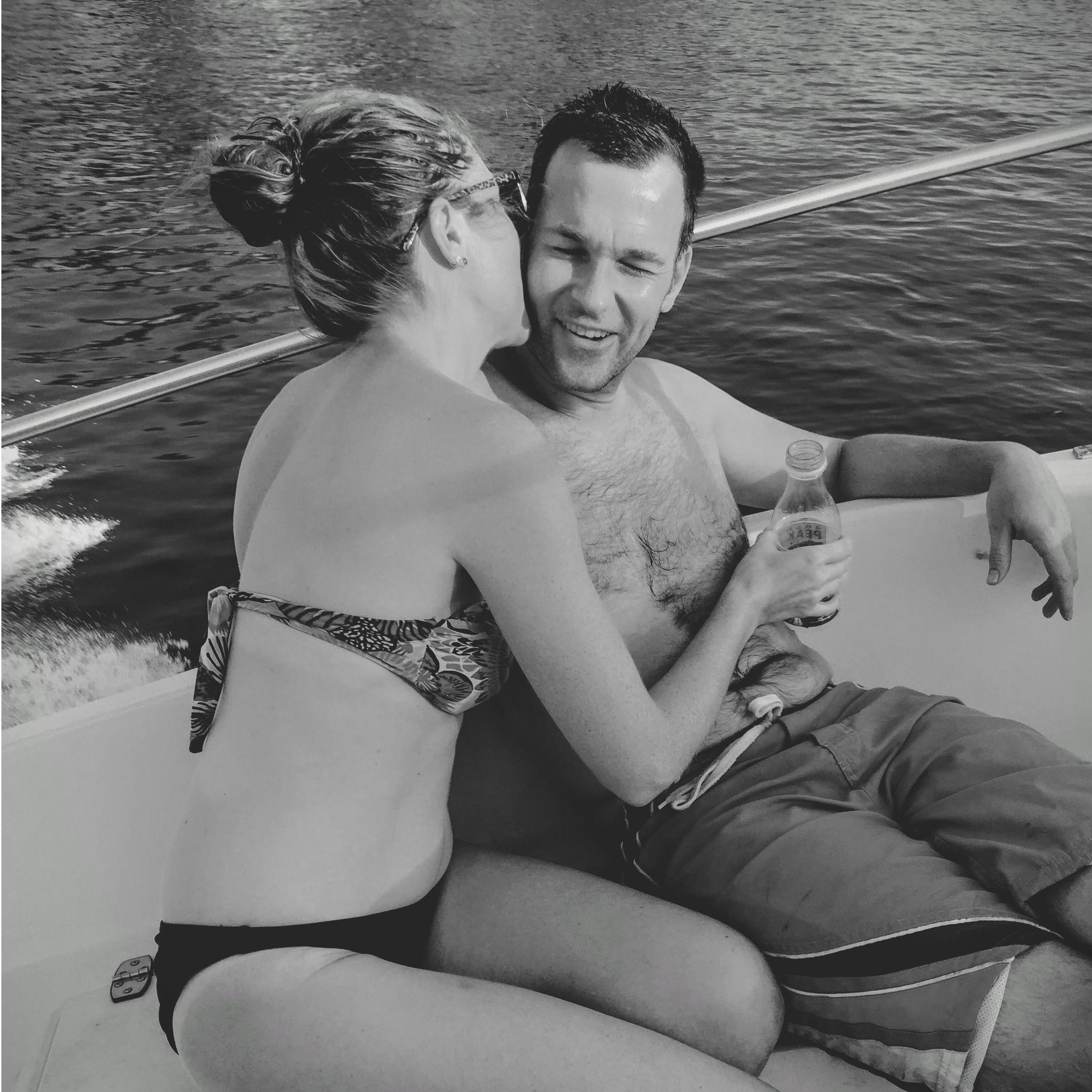 Boating on the Tchefuncte River, Madisonville, Louisiana.
