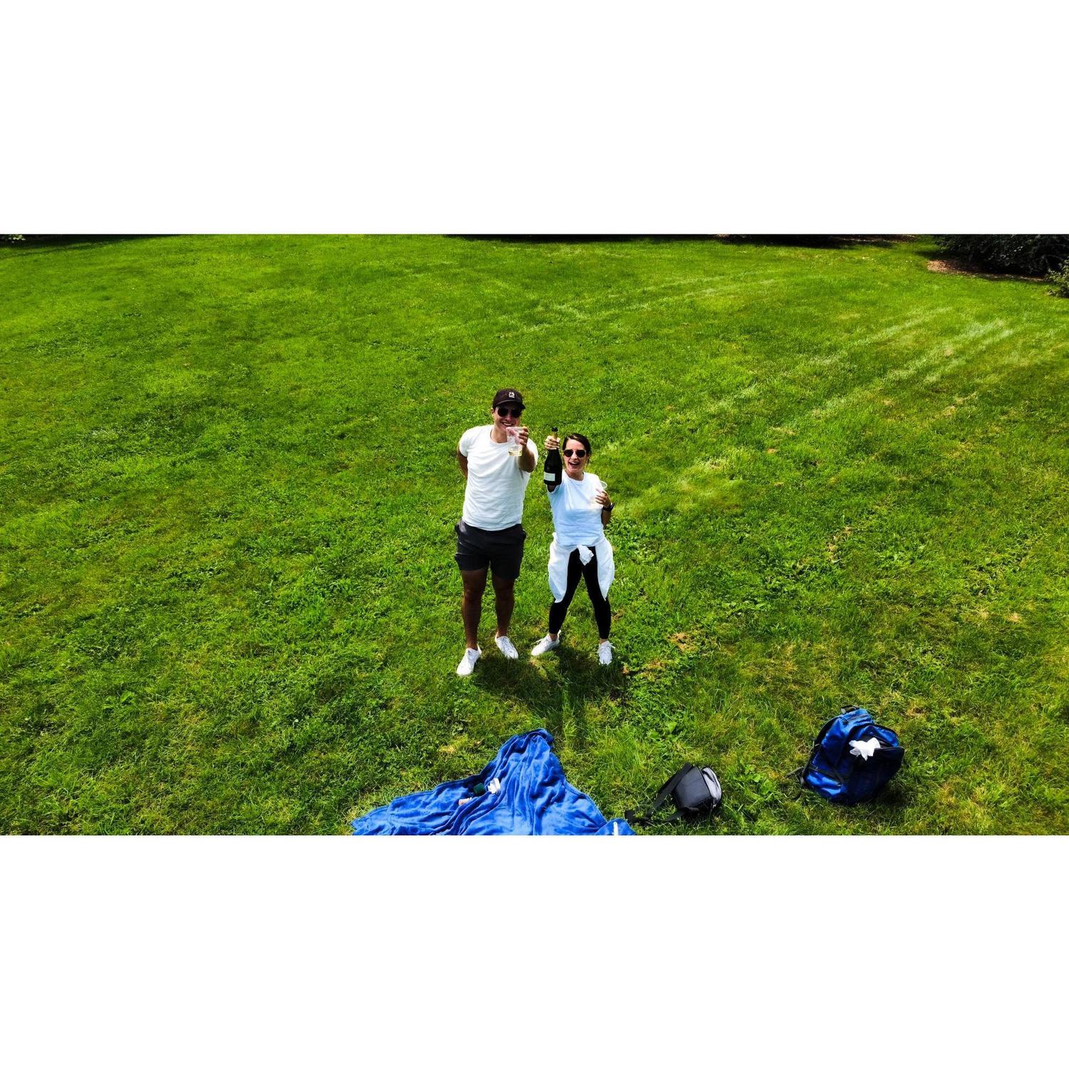 Drone footage of the engagement!
