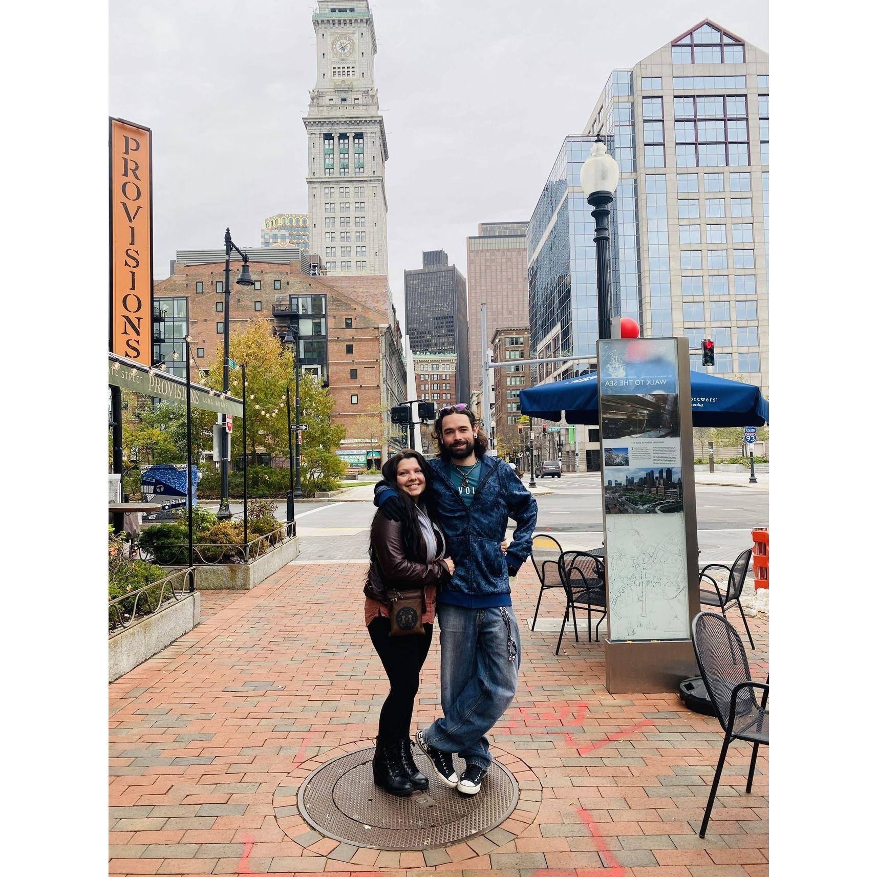 City life in Boston, MA