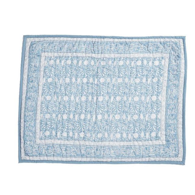 Jasmine Sham Standard Blue