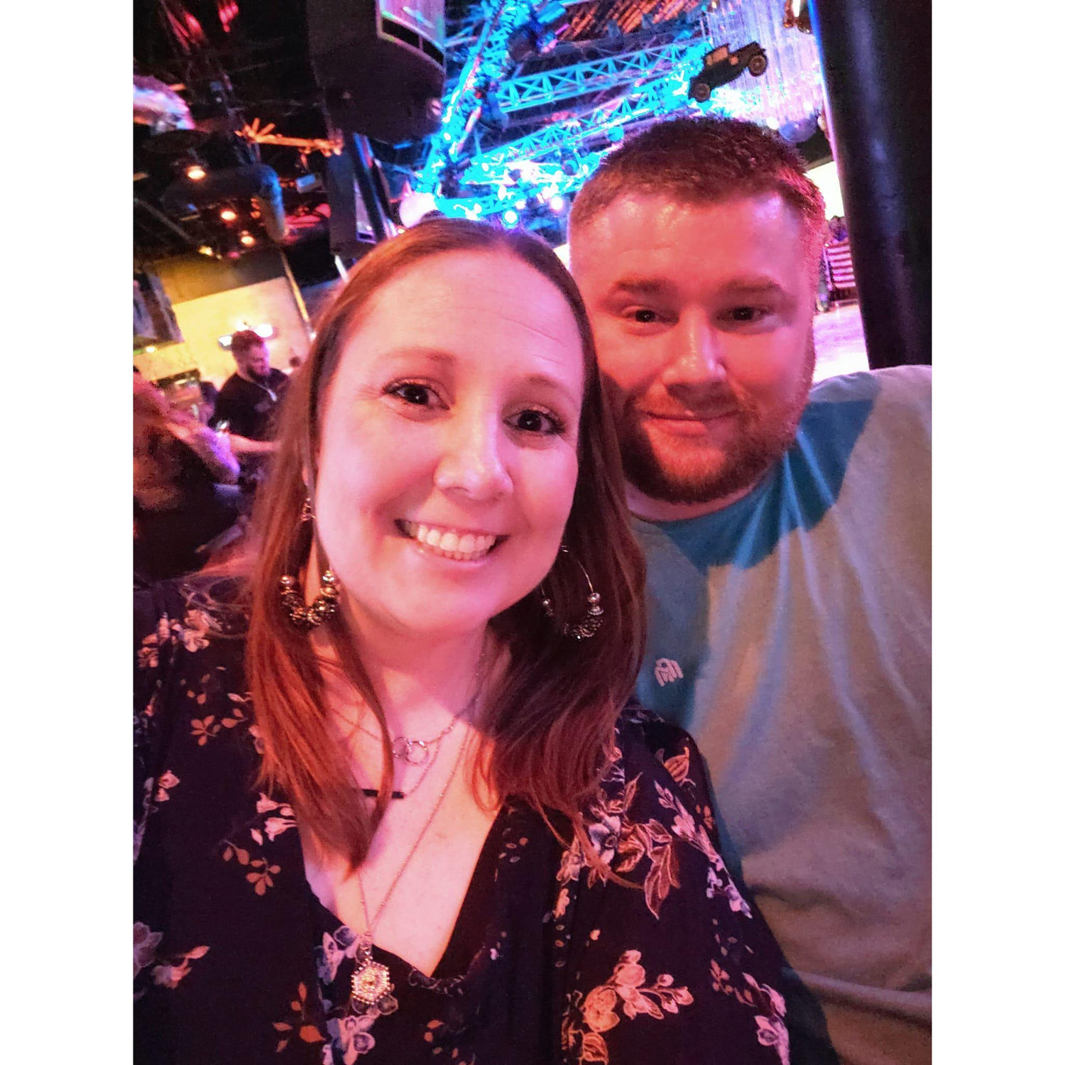 Enjoying a night out