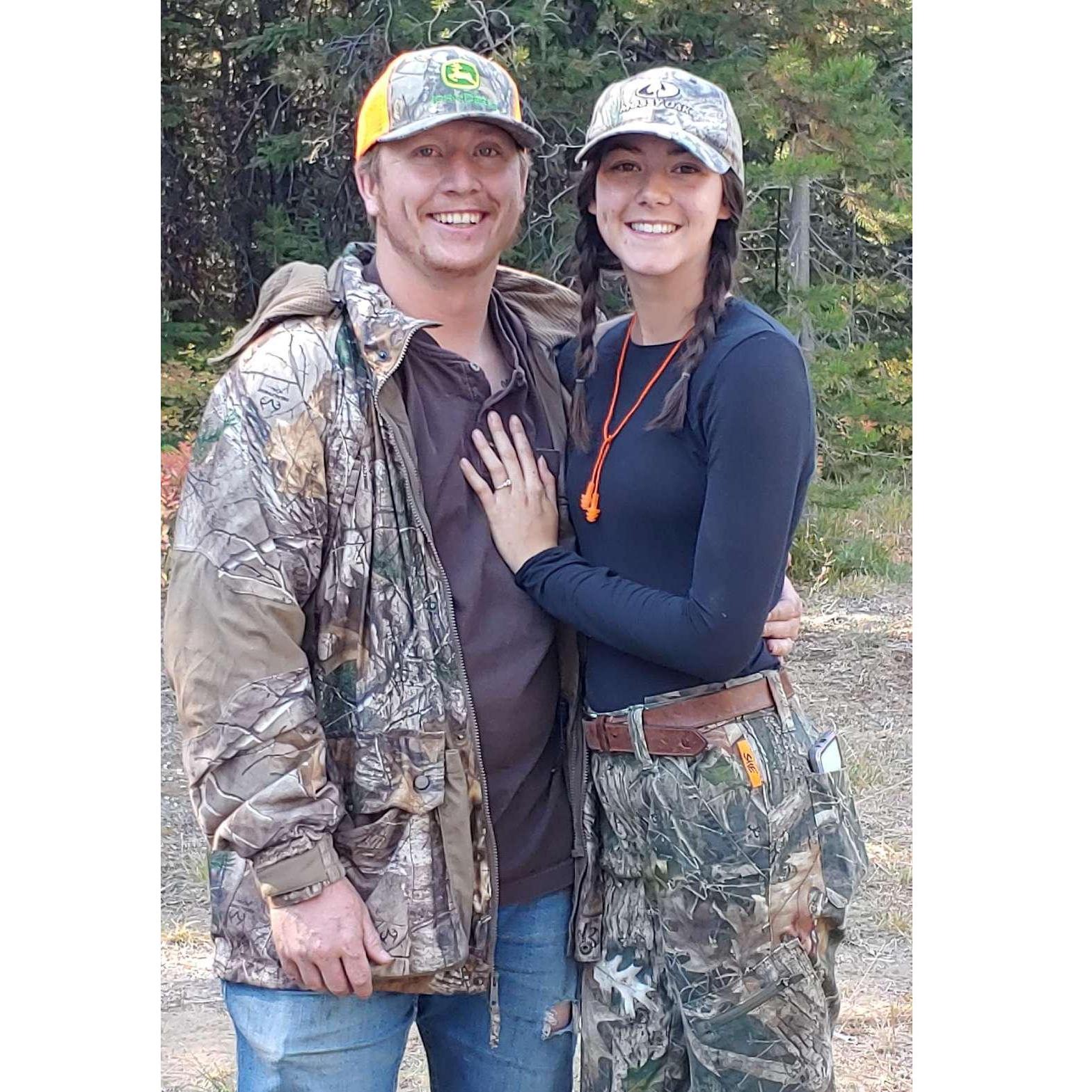 James took Alex on her first hunting trip