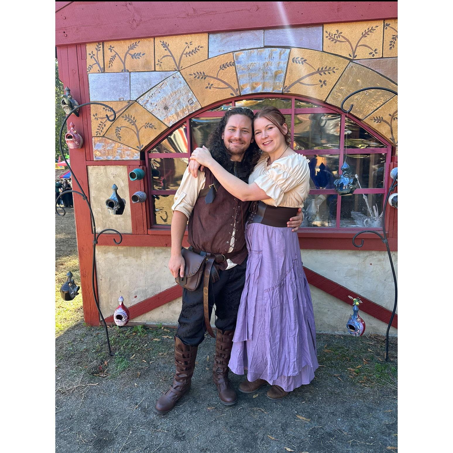 We love the Renaissance Faire....can you tell?