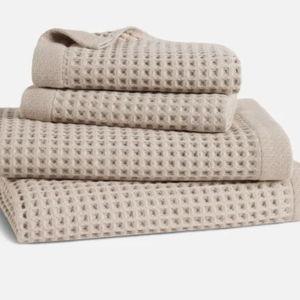 Dreamweave Waffle Bath Towel Bundle - Pebble