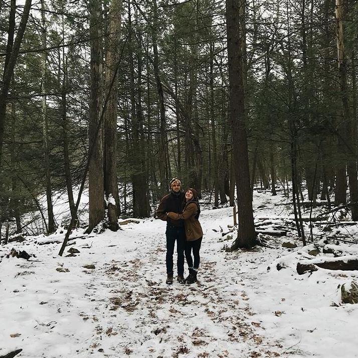 A winter walk in Avon, Connecticut