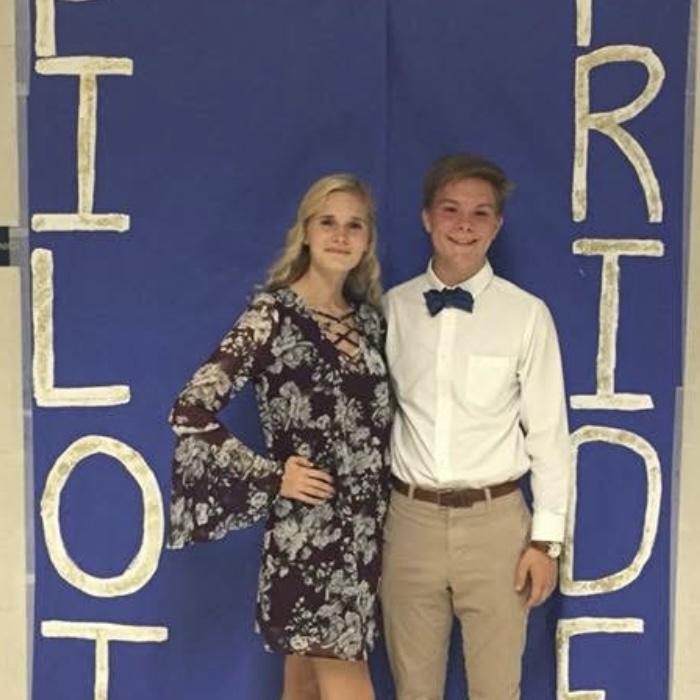 Our first date, 2017.