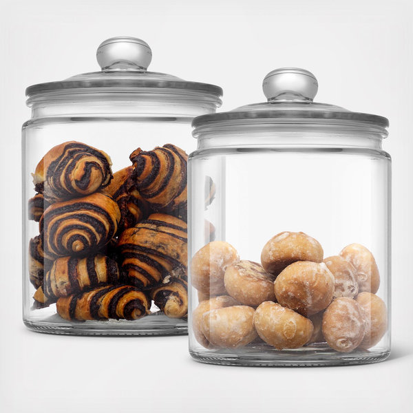 JoyJolt Glass Cookie Jar - Thumbnail 5
