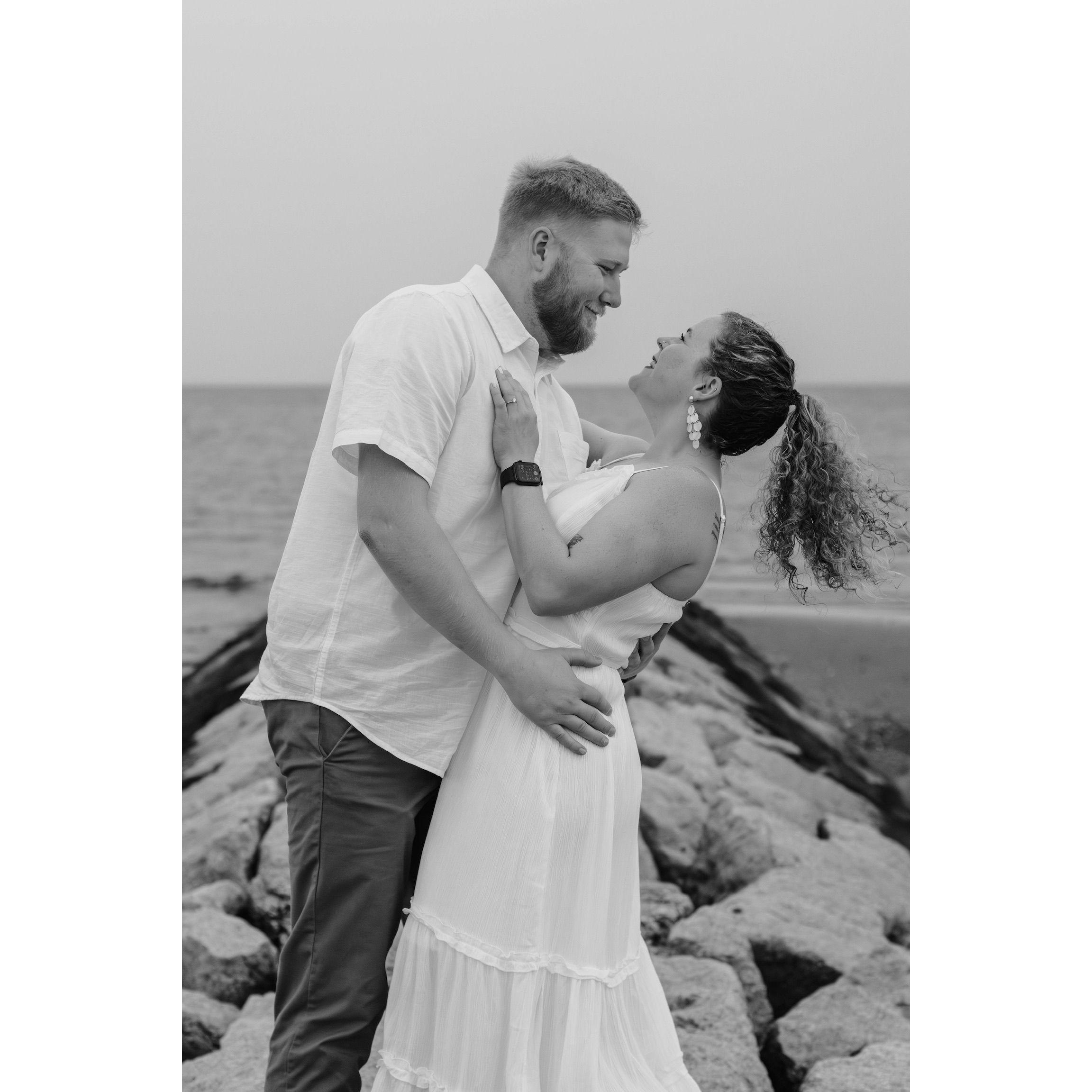 Engagement photos on the beach we live on :)