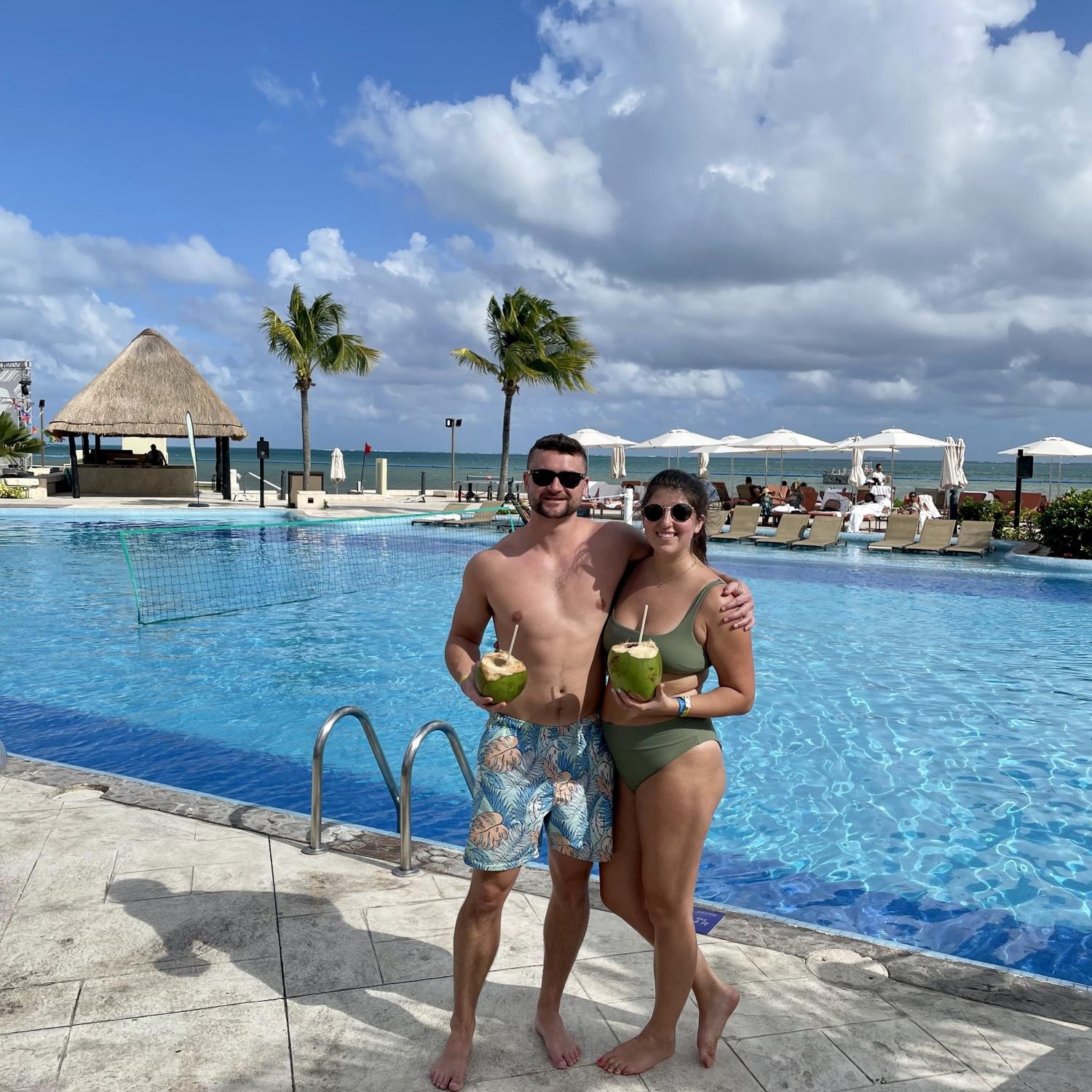 Coconuts in Cancun