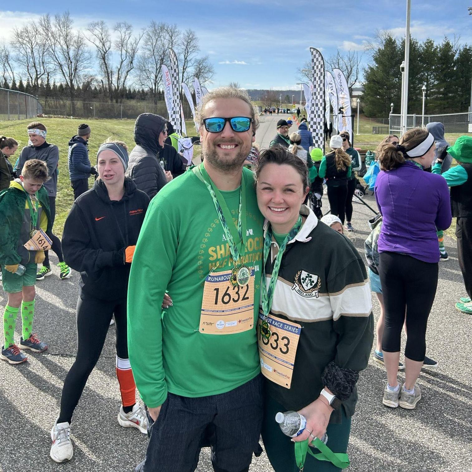 A very cold Shamrock 4 miler