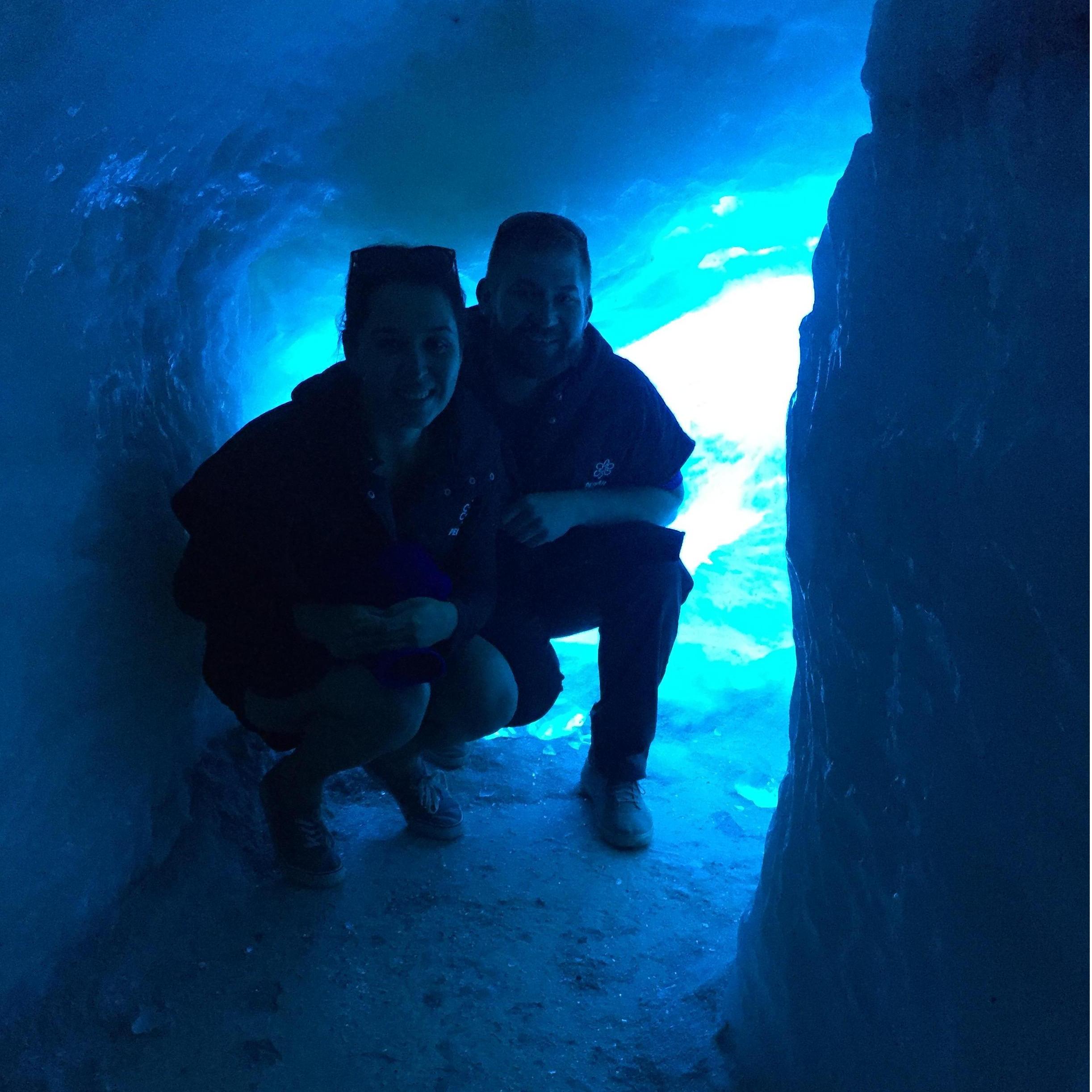 Ice caves in Iceland