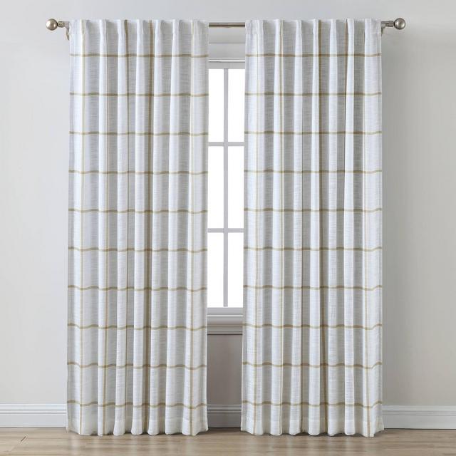 84"x50" Blackout Window Curtain Panel Gold - Threshold™