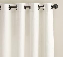 Ivory Emery Linen/Cotton Grommet Drapes