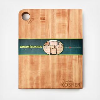 Seriously Kosher Cutting Board for Milk