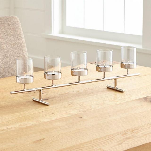 Asta Silver Tealight Centerpiece