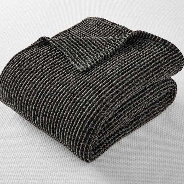 Charcoal Waffle Blanket, King/Cal. King