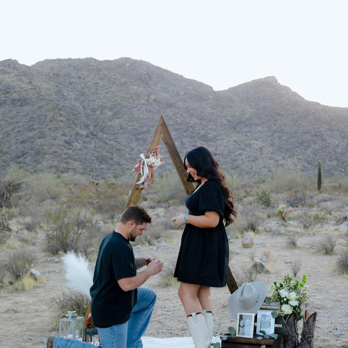 She said yes!!
