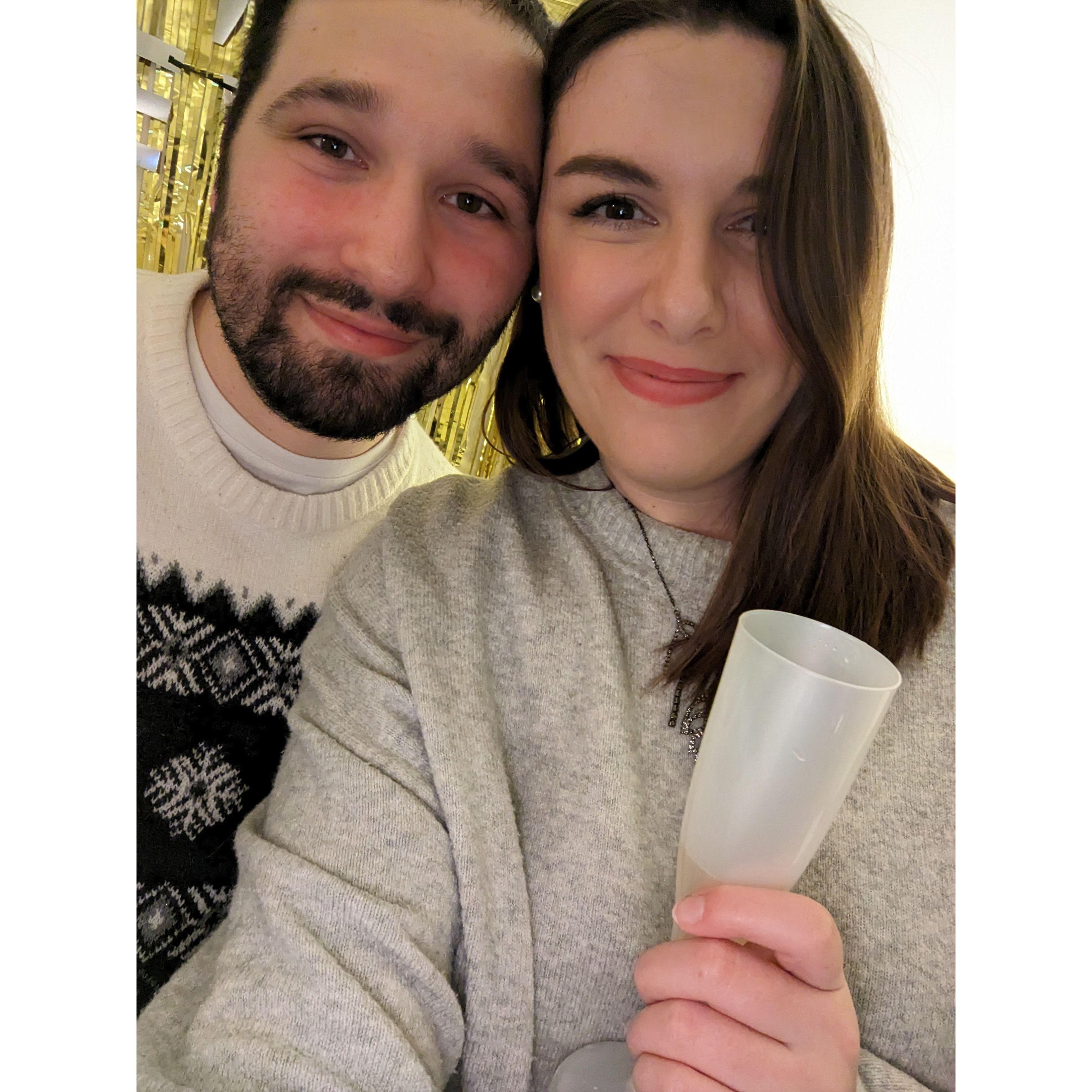 Our first New Year's Eve together