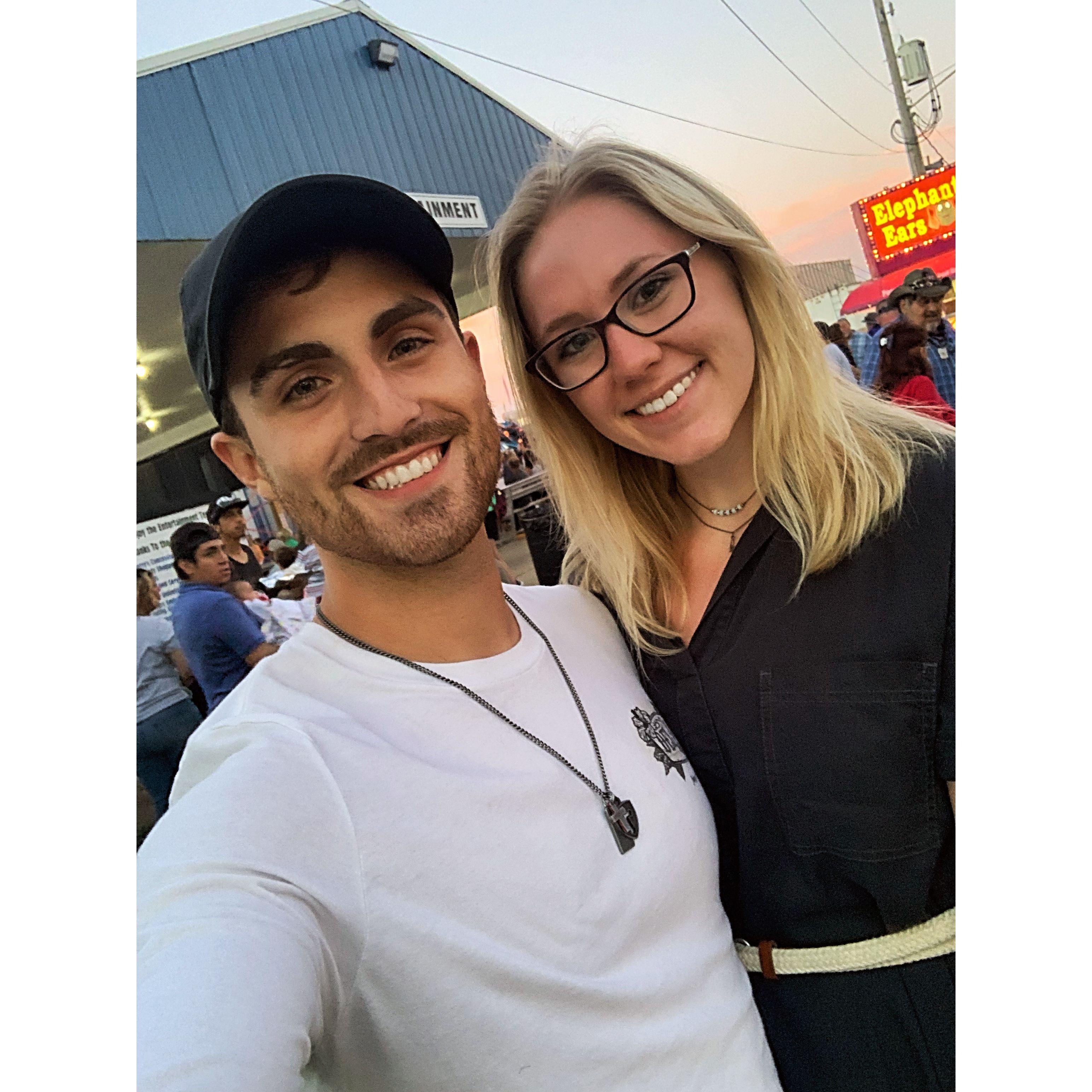 We visited Meghan's hometown county fair.