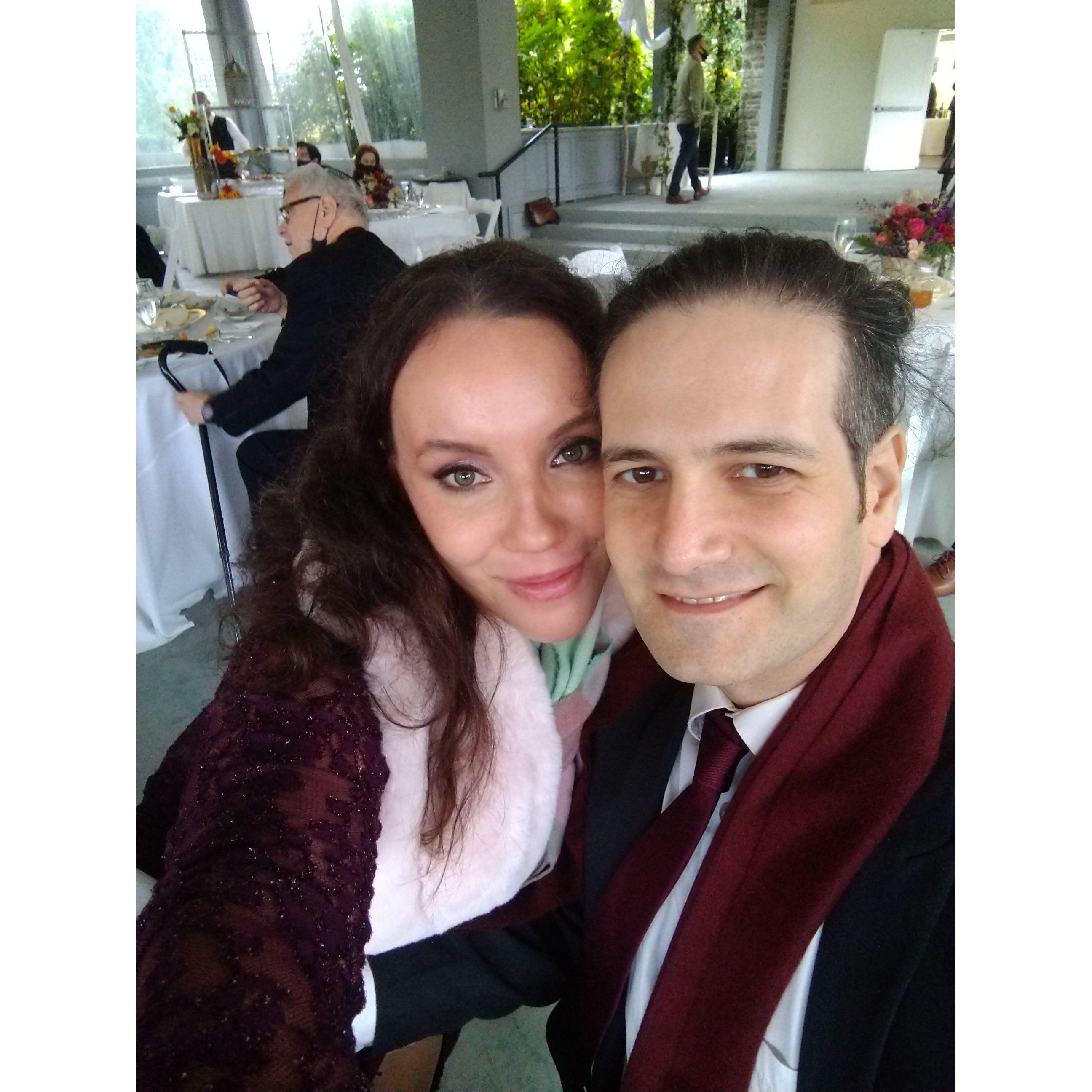 At Ari and Jen's Wedding - Nov 2020
